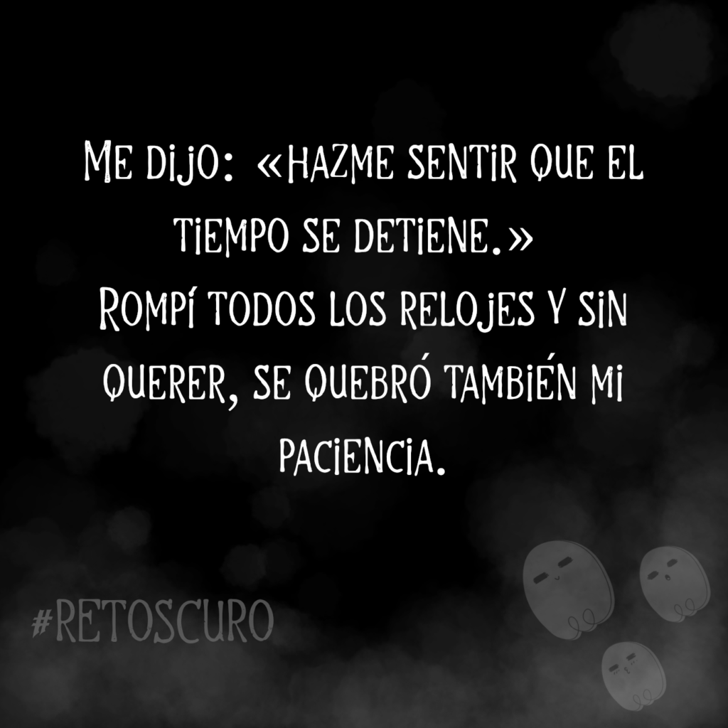 microcuento para el retoscuro 2026, semana 2